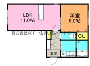 クラヴィエ小森野の物件間取画像